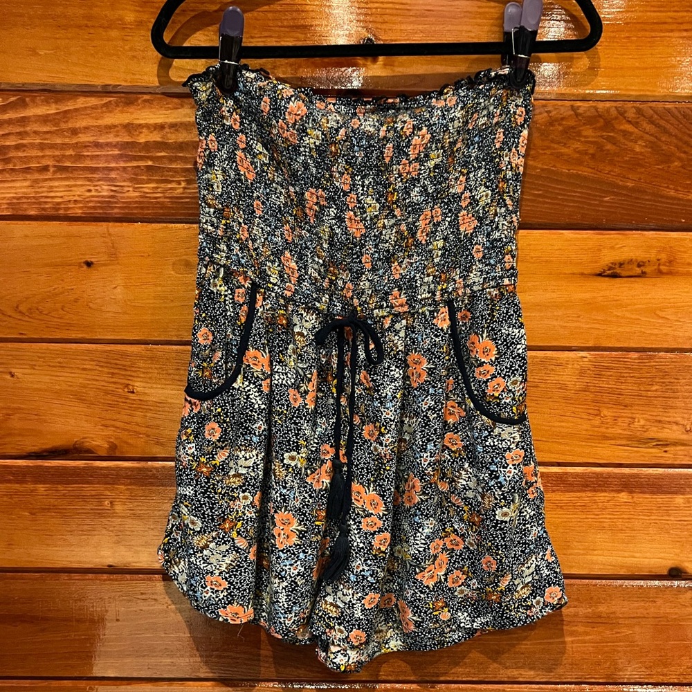Band Of Gypsys floral romper